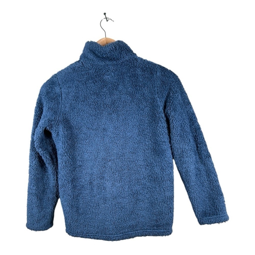 Patagonia Los Gatos Fleece 1/4 Zip Pullover Sweater Jacket Blue Girls Size L 12. - Picture 2 of 8